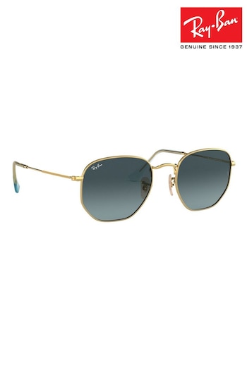 Ray-Ban Medium Hexagonal Flat Lens Sunglasses (T2M535) | £146