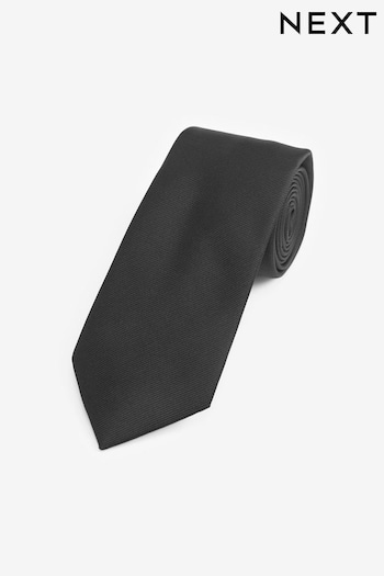 Black Wide Twill Tie (T30039) | £9