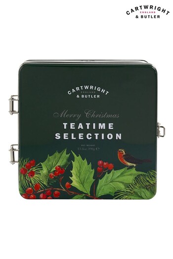 Cartwright & Butler Merry Christmas Teatime Selection Tin (T30309) | £25