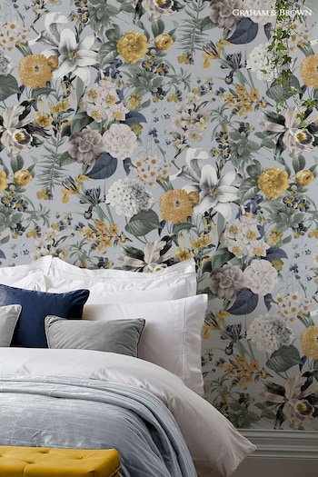 Graham & Brown Blue Glasshouse Wallpaper Wallpaper (T30506) | £75