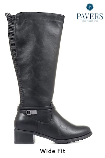 Pavers Ladies Knee High Boots (T30976) | £65