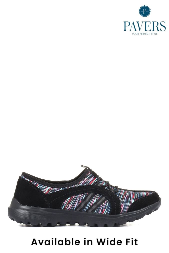 Pavers ladies black shoes on sale