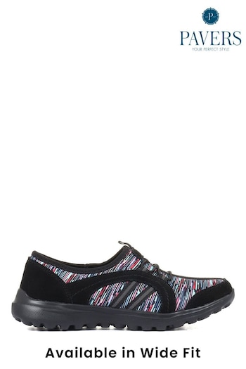 Pavers Ladies Wide Fit Lightweight Slip-On Trainers (T30985) | £35