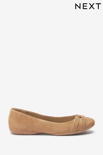 Camel Brown Forever Comfort® Multi Twist Ballet Shoes (T31049) | £45