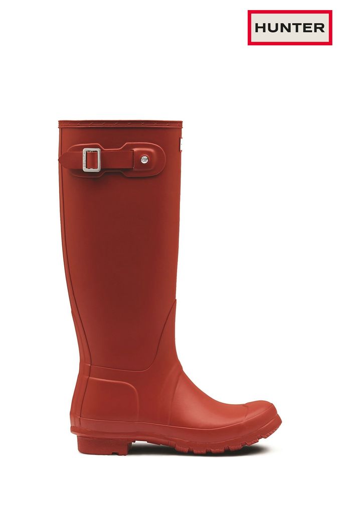 Ladies red hunter wellies hot sale