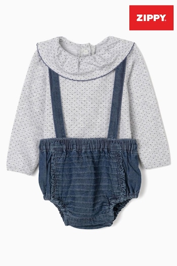 Zippy Newborn Baby Girls Bodysuit And Shorts (T31974) | £23