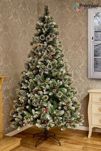 Premier Decorations Ltd Green 6ft Christmas Pine Tree Pre Lit (T33345) | £185
