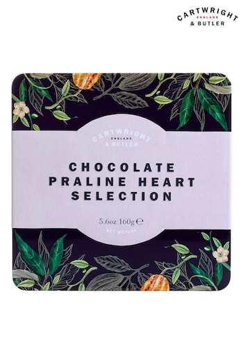 Cartwright & Butler Chocolate Praline Hearts Selection (T33658) | £21