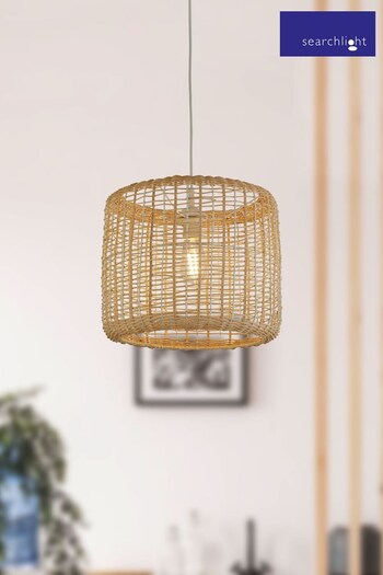 Searchlight Natural Toto Woven Easy Fit Shade (T34135) | £38
