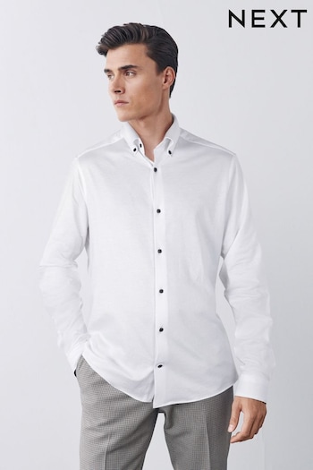 White Motionflex Knitted Shirt (T34174) | £36