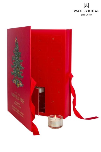 Wax Lyrical Red Christmas Tree Advent Calendar Gift Set (T34425) | £35