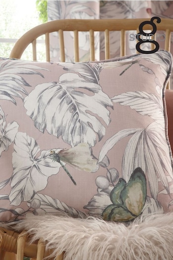 Studio G Pink Flutur Cushion (T34900) | £25
