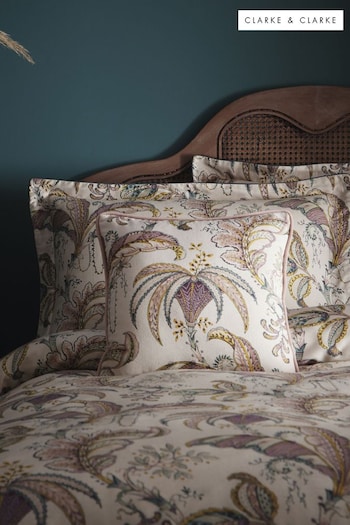 Clarke & Clarke Cream Ophelia Cushion (T34901) | £13