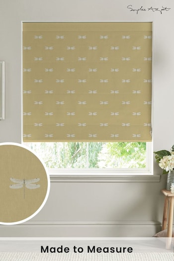 Sophie Allport Yellow Dragonfly Made To Measure Roman Blind Blind (T35601) | £79