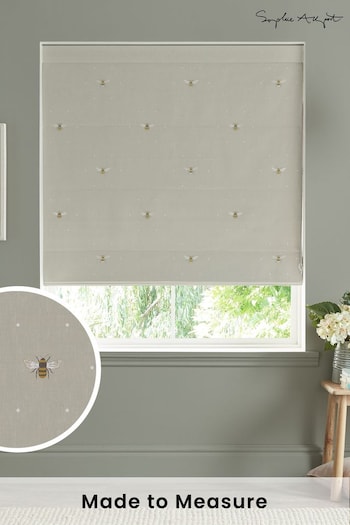 Sophie Allport Natural Bee Made To Measure Roman Blind (T35613) | £79