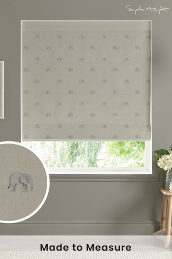 Sophie Allport Natural Elephant Made To Measure Roman Blind Blind (T35616) | £79