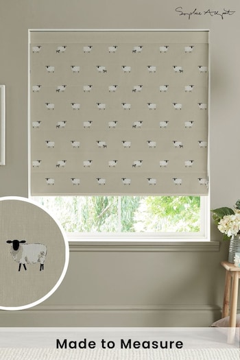 Sophie Allport Natural Sheep Made To Measure Roman Blind (T35628) | £79