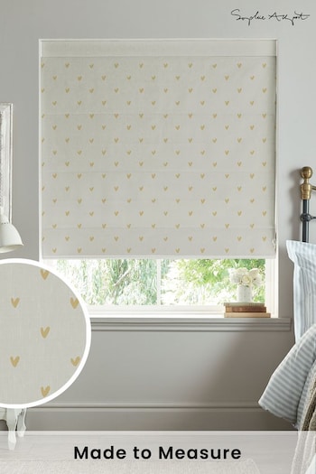 Sophie Allport Natural Hearts Made To Measure Roman Blind (T35633) | £79
