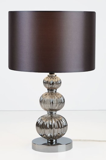 Searchlight Harlow Chrome & Smoke Glass Table Lamp (T36129) | £39