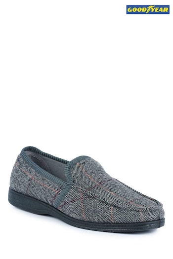 Goodyear Grey Slippers (T36771) | £25