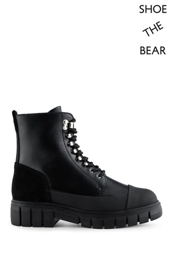 Shoe Inactive the Bear Black Rebel Lace Boots (T36847) | £75