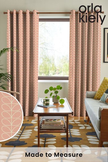 Orla Kiely Bubblegum Linear Made To Measure Curtains (T37026) | £91