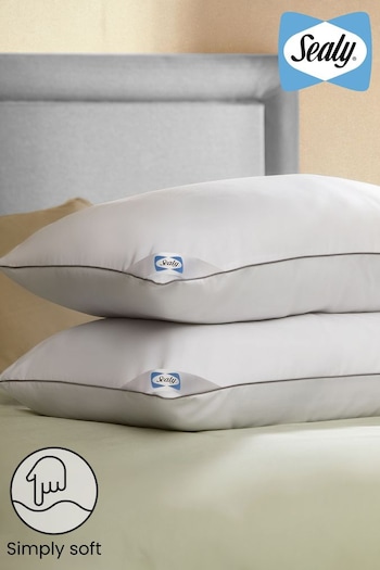 Sealy Set of 2 Anti Allergy Pillows (T39441) | £22