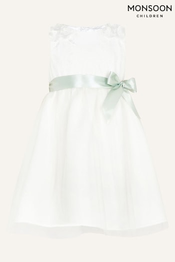 Monsoon Natural Baby Freya Scuba Bridesmaids Dress (T40082) | £45 - £50