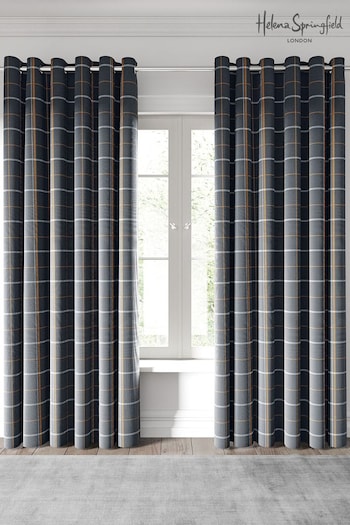 Helena Springfield Grey Harper Curtains (T40678) | £73 - £125