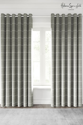 Helena Springfield Silver Harper Curtains (T40704) | £73 - £125