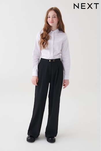 Black Senior Wide Leg Trousers Collection (9-18yrs) (T40768) | £13 - £19