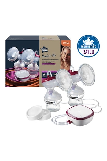 Tommee Tippee White Made For Me Double Electric Breast Pump (T40876) | £170
