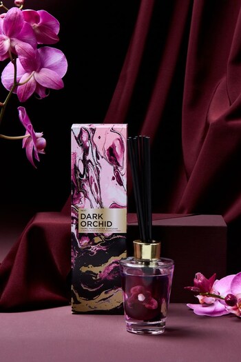 Dark Orchid & Patchouli 100ml Fragranced Reed Diffuser (T41191) | £16