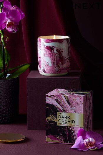 Pink Dark Orchid & Patchouli Boxed Scented Candle (T41193) | £14