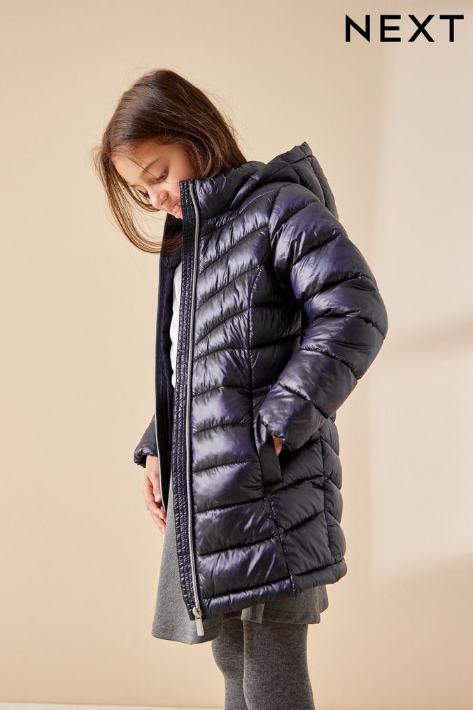 Next girls deals navy coat