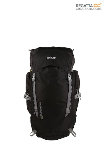 Regatta Survivor Black V4 85L Backpack (T41306) | £84