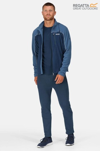 Regatta Blue Fellard Lightweight Full Zip Fleece (T41527) | £28