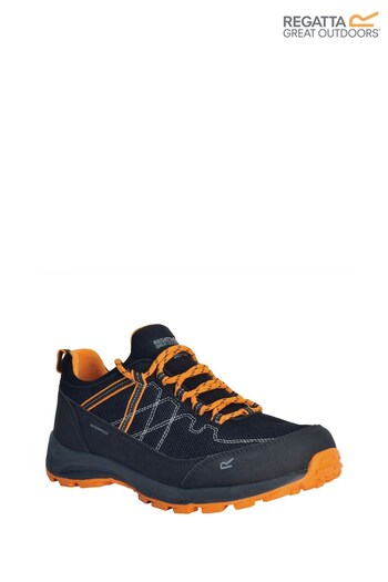 Regatta Samaris Black Lite II Waterproof Walking Shoes (T41686) | £77