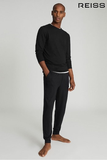 Reiss Charcoal Ward Jersey Tracksuit Joggers (T43532) | £68