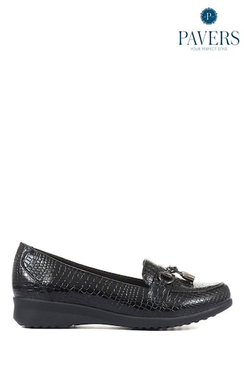 Pavers Patent Ladies Loafers (T43962) | £35