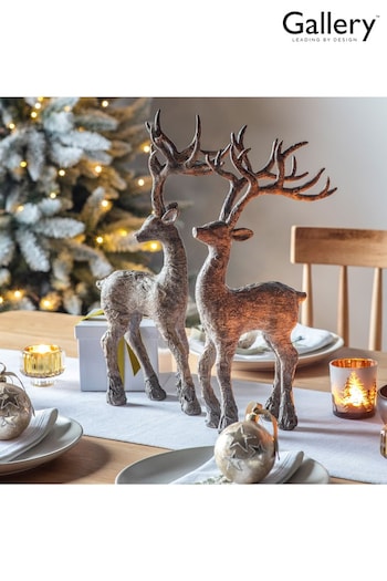 Gallery Home Brown Christmas Erik Woodland Deer (T44075) | £39
