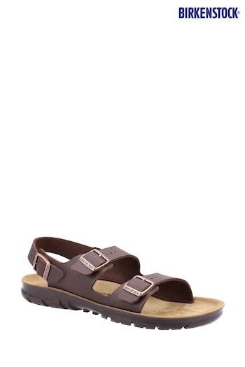 Birkenstock Brown Kano Birko-Flor Her Sandals (T45746) | £92