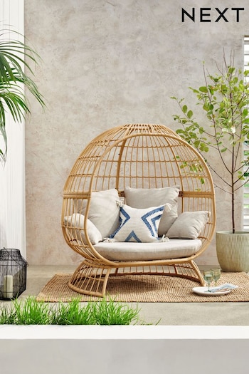 Natural Tahiti Garden 2 Seater Cane Chair (T45851) | £575