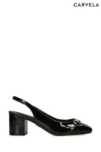 Carvela Poise Black Shoes (T46104) | £139