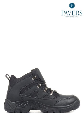 Pavers Steel Toe Lace Boots (T46934) | £28