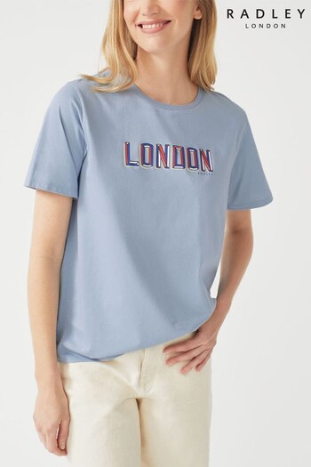 Radley London Pink Printed Crew Neck T-Shirt (T48380) | £45