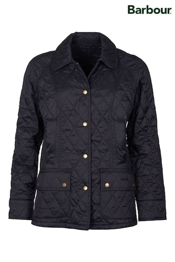 Barbour® Black Beadnell Quilted Jacket (T48495) | £135