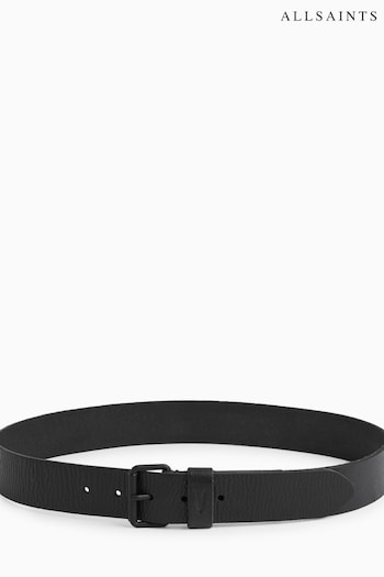 AllSaints Black Dunston Belt (T48809) | £49