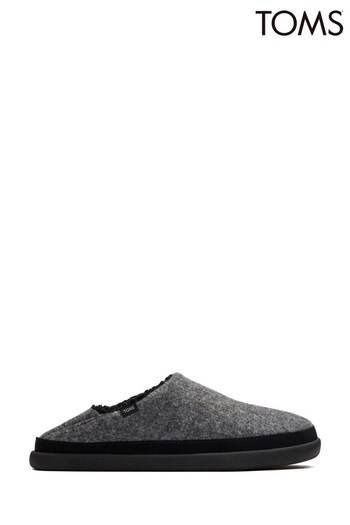 TOMS Grey Ezra Classic Slippers (T49145) | £60