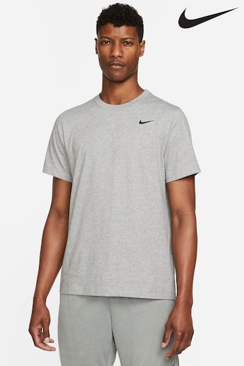 Nike team Dark Grey Dri-FIT Training T-Shirt (T49260) | £25